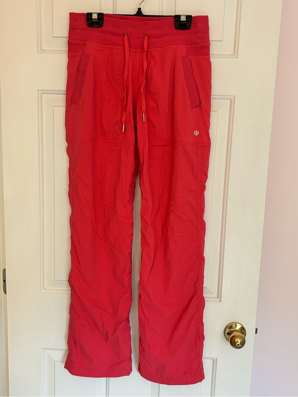 Lululemon Dance Studio Pant Red Size 6 Lightweight Athletic Jogger Casual